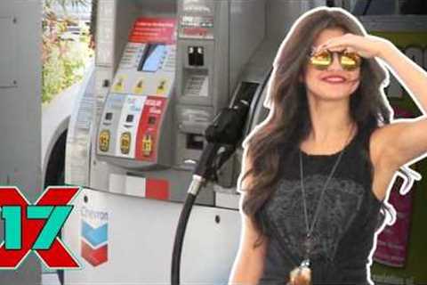 Selena Gomez Asks The Paps To Help Maneuver Her New Car [2013]