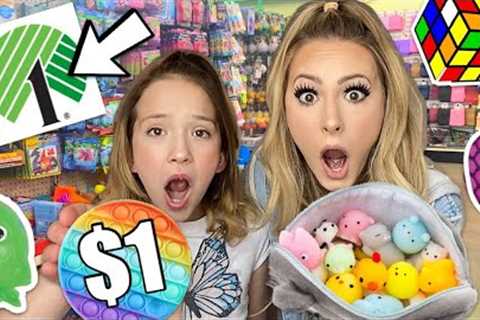 FIDGET SHOPPING AT DOLLAR TREE 🤑 *NO BUDGET* WE HIT THE JACKPOT!