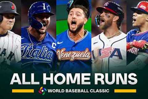ALL HOME RUNS hit during the 2026 World Baseball Classic! 💥