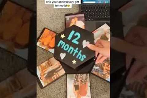 One year anniversary gift for gf/bf | 1st anniversary gift ideas