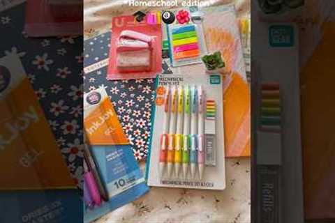 School supply haul! *homeschool edition* #school #haul #homeschool #shopping #walmart #stationery