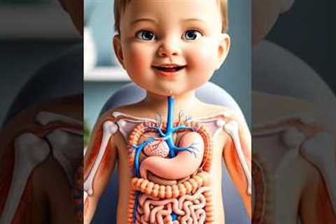 What Happens Inside a Baby’s Body After Eating Healthy vs Junk Food? 😱🍎🍟 #healthychildren #facts