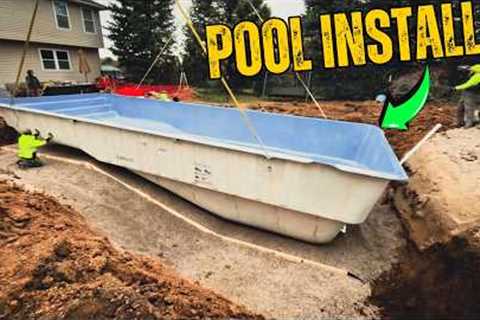 BIG Pool Install + Our New Property! (Running a Landscaping Company Weekly Vlog)