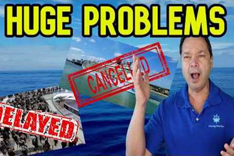 HUGE DELAYS AND THOUSANDS OF CRUISES CANCELLED OVERNIGHT