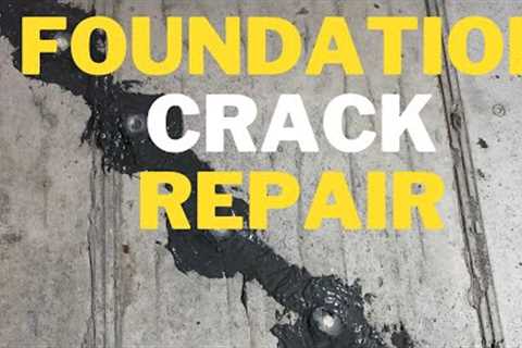 DIY Foundation Crack Repair