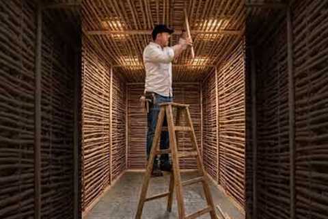 We Built a Secret Room Under the Desert #timelapse #timelapsebuild