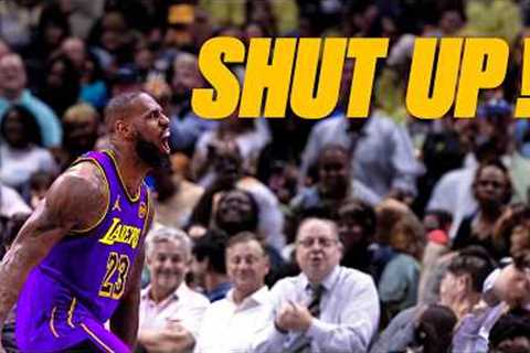 LeBron James' Most Savage Crowd Silencers! ⚠️