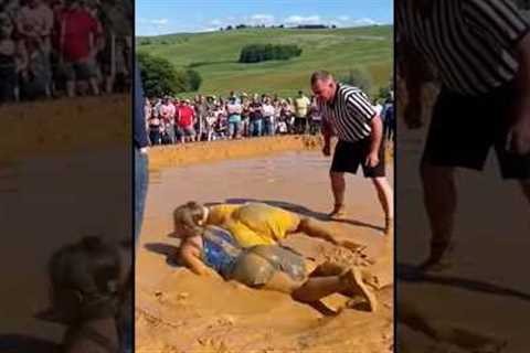 girls fight in mud part 117 #wwe #mma #shorts #viral #trending #sports #news #wrestling