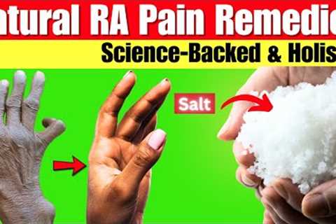 The Best Natural Remedies For Arthritis Relief  (You’ll Be Shocked)