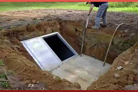Man Builds Secret Underground BUNKER in his Backyard | by @tehnolexa