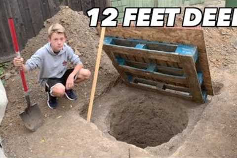 I dug an underground bunker in my backyard