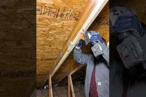 This Is Why We Don't Use Construction Staples! #fail #framing #construction #carpentry #carpenter