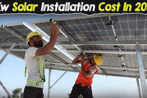 3Kw On-Grid Solar Complete Step-By-Step Installation for Home | Solar Panel Installation for Home
