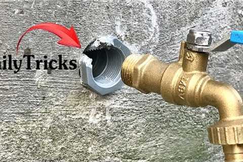 Plumber near me and secrets!Repair and install valve into broken pvc pipes in wall without chiseling