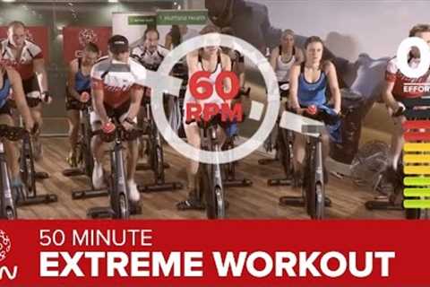 Extreme Fat Burning Workout - 50 Minute Indoor Cycling Class