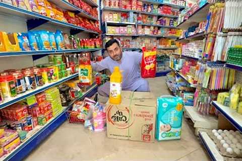 ASMR $80 monthly grocery shopping 🛒 in super store 🏬 
