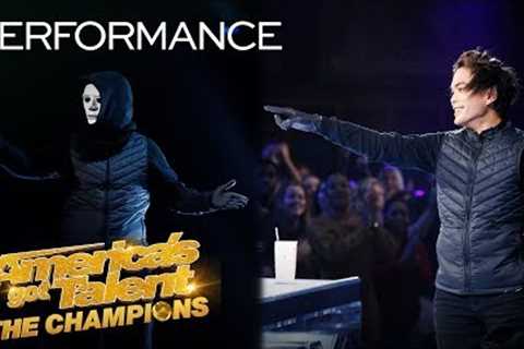 SHIN LIM Is Magician X?! Marc Spelmann Blows Minds With Magic! - America's Got Talent: The Champions
