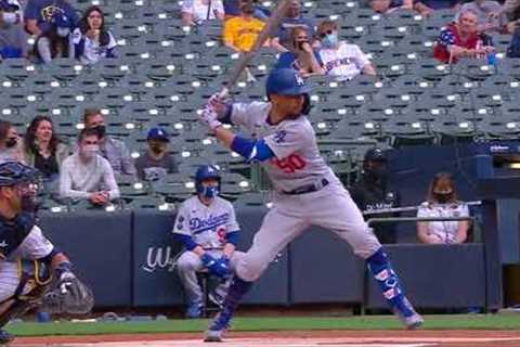 Mookie Betts Slow Motion Baseball Swing Home Run Hitting Mechanics Axe