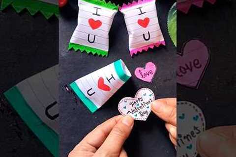 Cute Gift Idea 💝/Valentine's Day love Candy 🍭 #shorts #diy #gift #craft #love