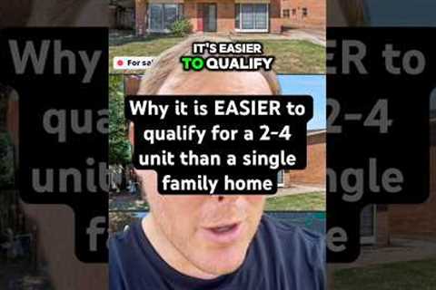 Why buying multi family 2-4 unit is EASIER than single family #duplex #firsttimehomebuyer #househack