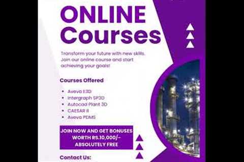 Grow your career with #piping #design and #analysis #courses @implant engineering