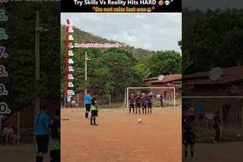 Try Skills Vs Reality Hits HARD 🤣💀 #football #soccer #footballskills #funnymoments #footballfunny