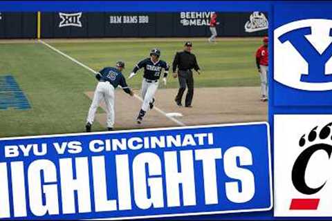 BYU vs Cincinnati  | FULL GAME HIGHLIGHTS | GAME 3 | BYU BASEBALL