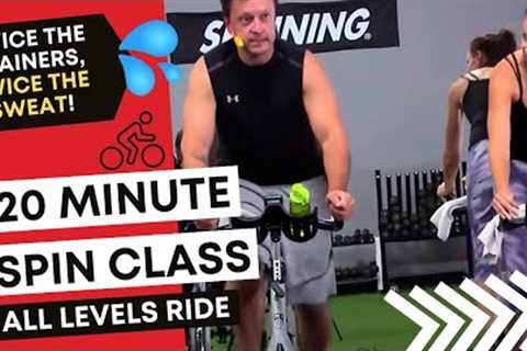 20 Min Spin® Class | FAT BURNING Indoor Cycling class (Pt 1 with Cat Kom & Brian LaRose)
