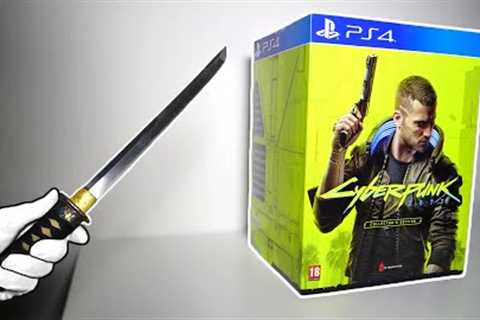 Cyberpunk 2077 Collector's Edition Unboxing + Review Kit + PC Gaming Setup