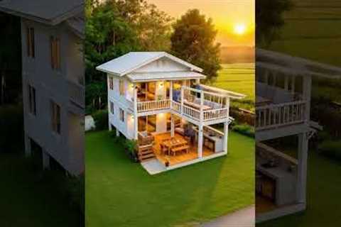From Empty Land to a Dream Garden House Built by a Farmer