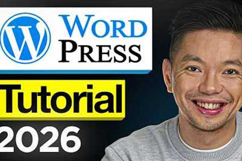 WordPress Tutorial for Beginners 2026 - WordPress Full Course