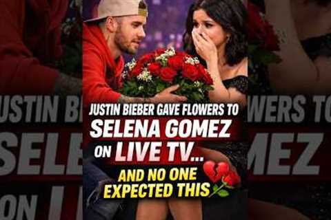 Justin Bieber Gave Flowers to Selena Gomez on LIVE TV… And No One Expected This