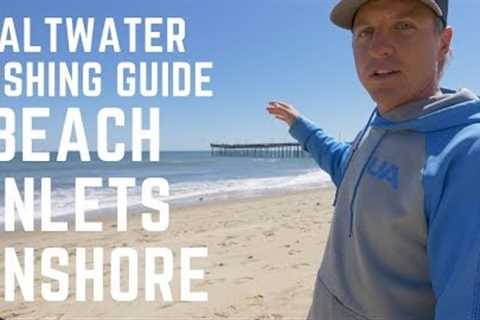 How to Catch Saltwater Fish from Shore, Beach, Inshore with No Boat!