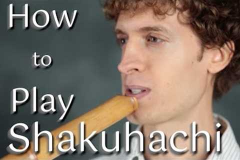 How to play shakuhachi by Josen (Jon Kypros)
