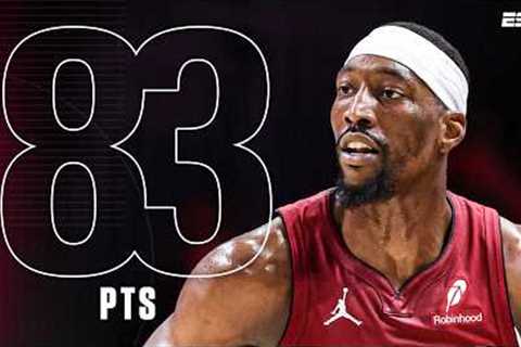 83 POINTS 🤯 Bam Adebayo passes Kobe Bryant's record for SECOND-MOST PTS in a game | NBA on ESPN