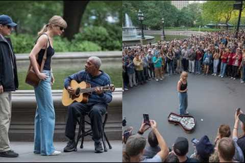 Taylor Swift BUSKS in Central Park — Makes $50,000 for Street Performer Fund