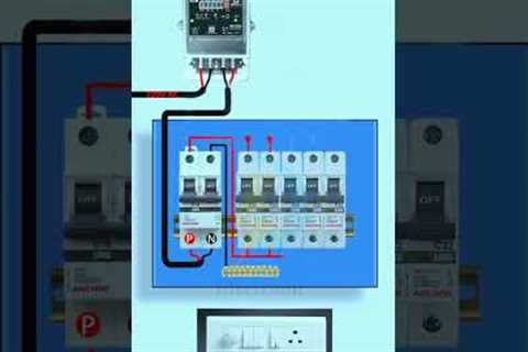 wiring II single phase distribution board wiring II single phase home wiring #shots