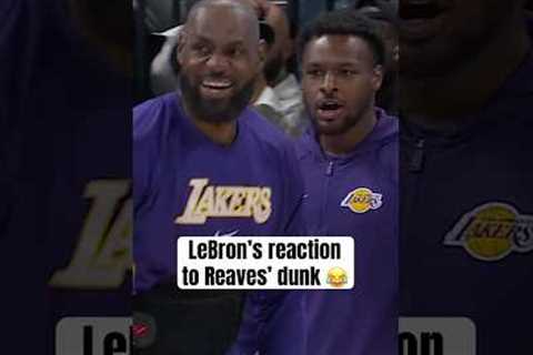 LeBron loving this AR dunk 🗣️