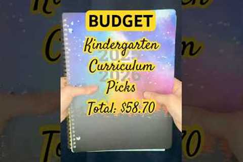 Teacher’s Affordable Kindergarten Curriculum Picks on a Budget