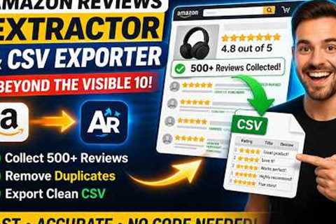 Amazon Reviews Extractor Demo | Export Amazon Reviews to CSV