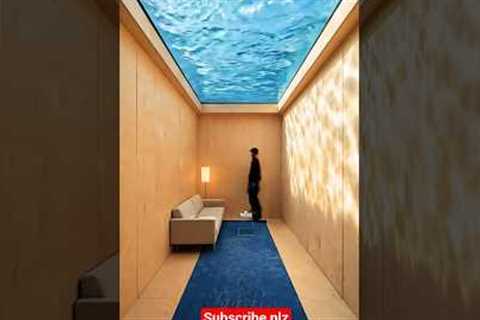 Building a Secret Underground Container Bunker with a Swimming Pool Roof! (Step-by-Step) #shorts