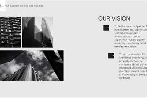 KCB General Trading and Projects – Building &amp; Construction Portfolio | 15 Services Under One..