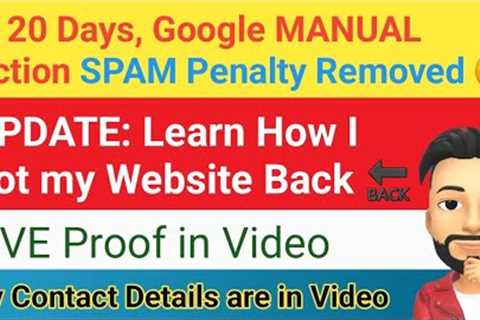 Google Spam update Recovery 2024 | Google manual action penalty removal Guide (A-Z)