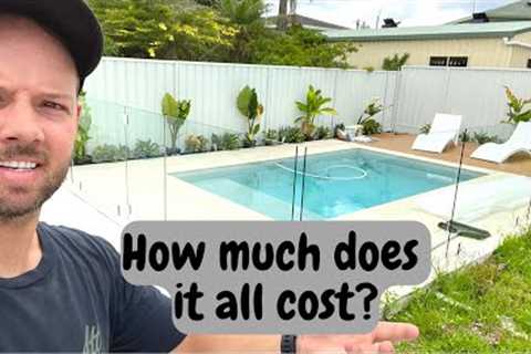 BEFORE &amp; AFTER Pool installation | how much it cost | backyard makeover