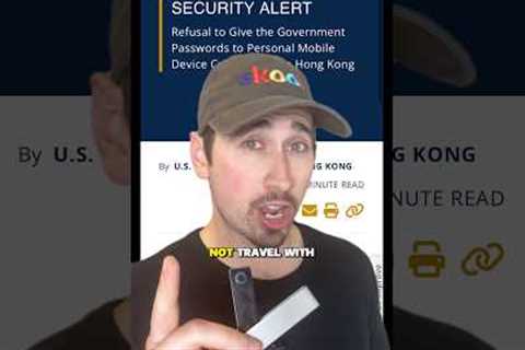 🚨WARNING: Don’t Travel with Crypto Wallets!