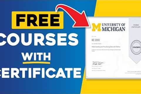 FREE Online Courses with FREE Certificates