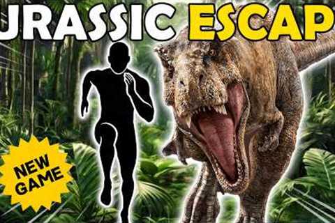 Immersive Interactive Warm-up | 🦖 🚨POV JURASSIC ESCAPE RUN |Viral Challenge🌋 |Fun Workout |..