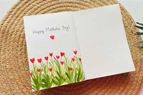 Best Card Making Idea 🌷| Mother’s Day Gift Idea | Floral Card  #mothersday