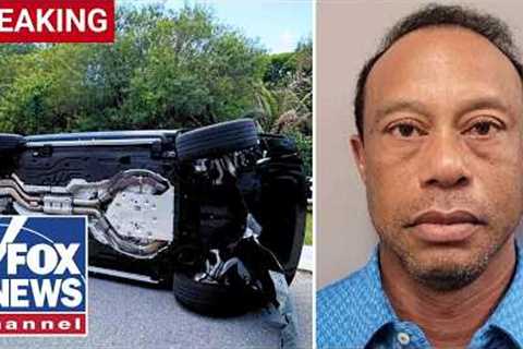 BREAKING: Tiger Woods' mugshot released after golf legend crawls from overturned car, report says