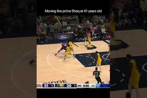LeBron at 41 moving like prime Shaq 🔥 #nba #basketball #lebron